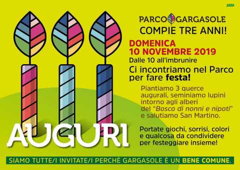 Bari, al Parco Gargasole la festa per i tre anni dall'apertura